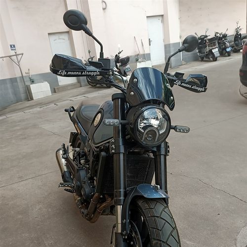 适用BMWG310GS 自游800/1100本田幼兽CC110改装防摔车把护手挡风