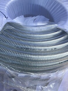 包邮吸料机吸料管38MM钢丝管PVC钢丝软管51MM透明管加厚高温管