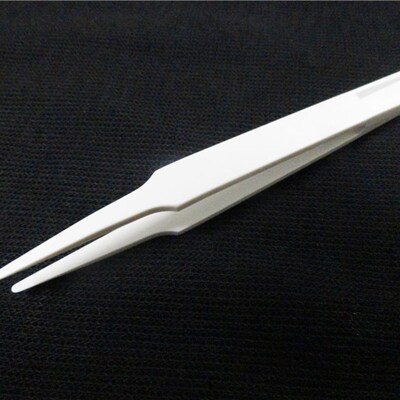 塑料镊子 尖头平头圆头镊子 白色塑料尖镊子 无尘净化镊子 93303