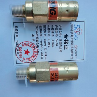 杜瓦瓶安全阀排气阀泄压阀杜瓦罐配件弹簧安全阀低温液氧罐泄压阀