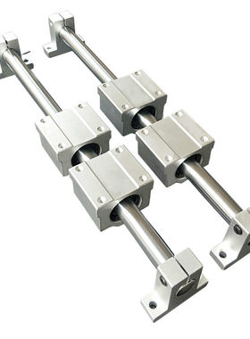 箱式直线滑块轴承 SCS8L直线光轴导轨滑轨滑台  铝合金 加长滑块