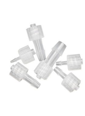 PP鲁尔公接头 内纹 外螺纹塑料luer鲁尔母接头 点胶机用连接件