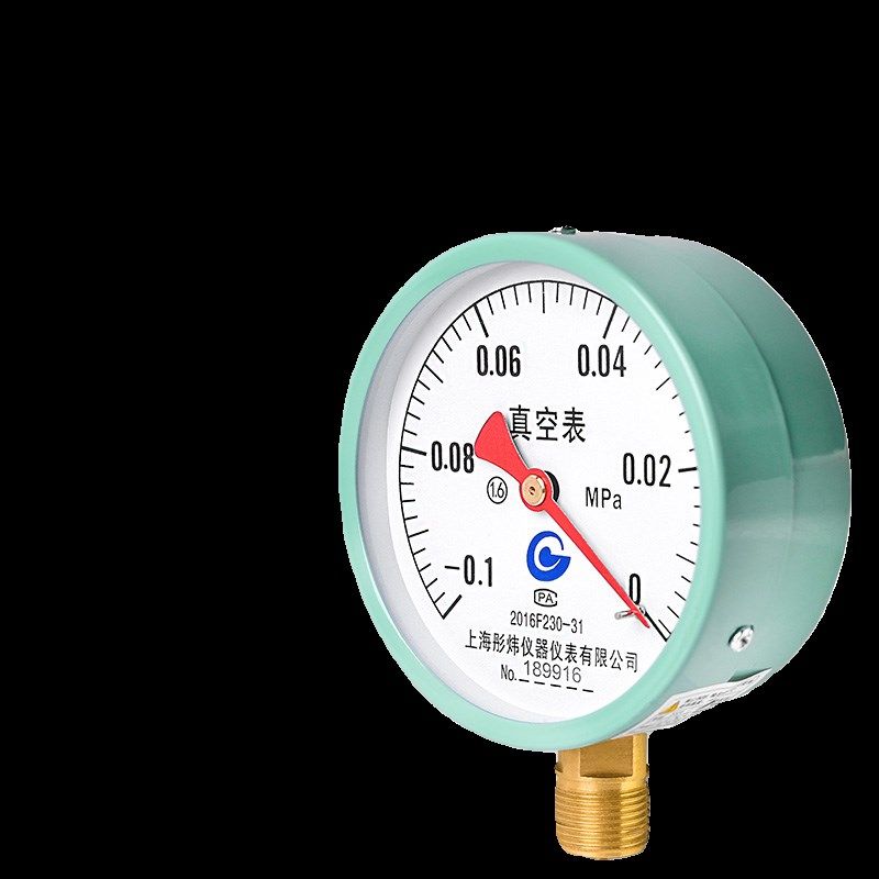 真空压力表Y-100负压表径向0.1-0/0.06/0.15/0.3/0.5径向M20*1.5