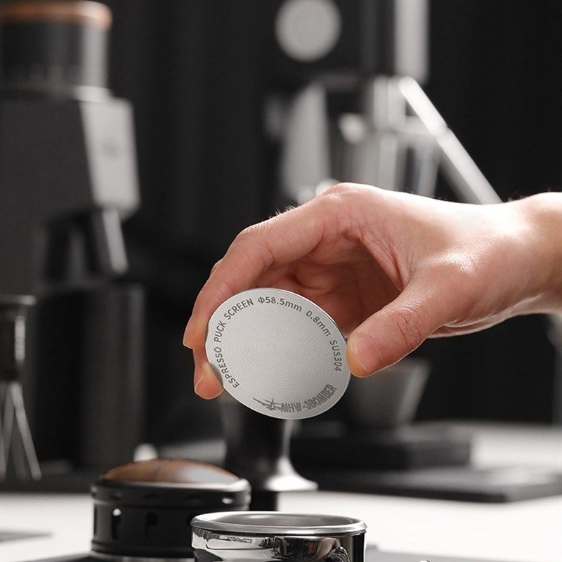 MHW-3BOMBER轰炸机二次分水网 意式咖啡手柄烧结片均匀萃取过滤片