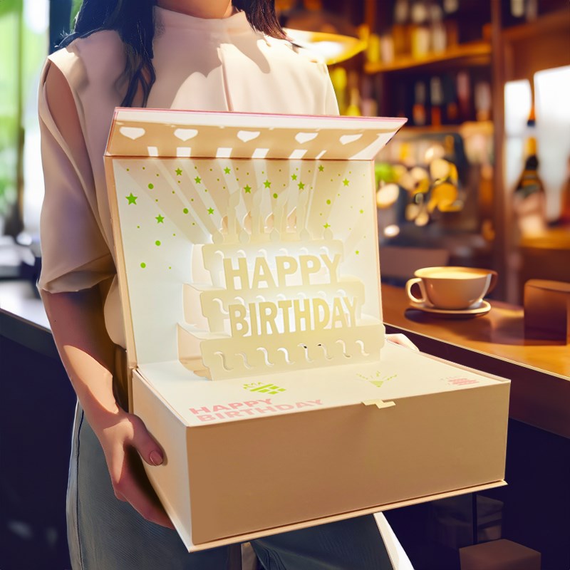 精美礼物盒高级感生日礼品盒空盒子F大号同学女友闺蜜仪式感送男