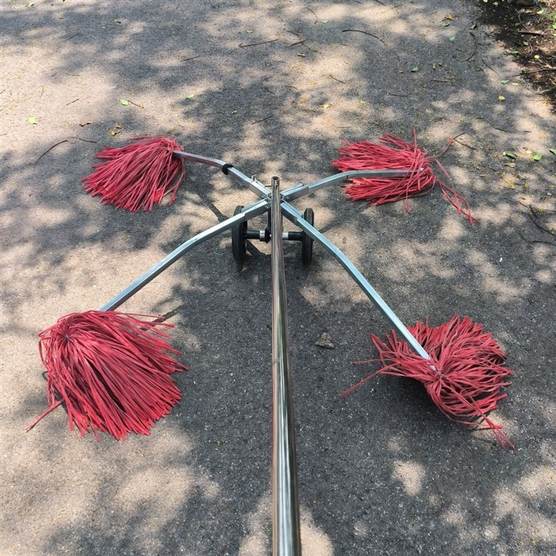 环卫扫把手推旋转式扫把H扫树叶环卫工人神器