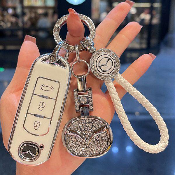 专用于马自达钥匙套女cx4 cx5昂克赛拉阿特兹老马6汽车高端壳扣包