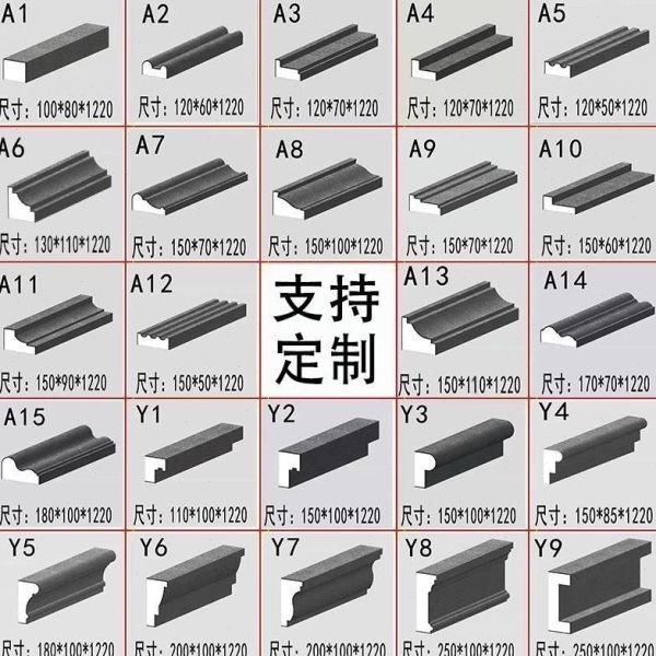 eps外墙装饰线条新款窗套线檐线腰线浮雕罗马柱梁托别墅可定制,基础建材,石膏线条,淘宝优惠券,粉丝福利购,淘宝优惠卷