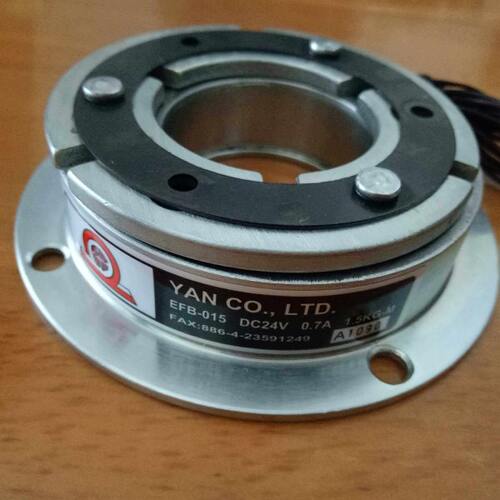 YAN.CO.LTD电磁刹车器EFB-015 DC24V 0.7A 1.5KG.M制动器-025-100