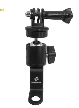 osmo pocket2代配件适用insta360onex2摩托车后视镜固定支架360度