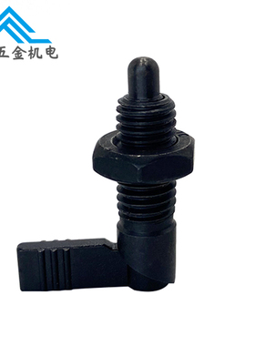 PMXRB10旋钮柱塞L型弹簧柱塞分度销 PMXRM12粗牙螺纹把手型定位销