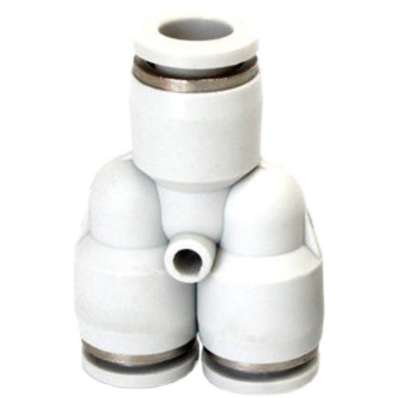 变径KQ2U/PY/04/06/08/10/12/16气管快速接头Y型塑料三通气动元件