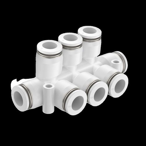 气动快速接头集装型八通 KM11-04-08 06-08 08-12-6 塑料气管快插