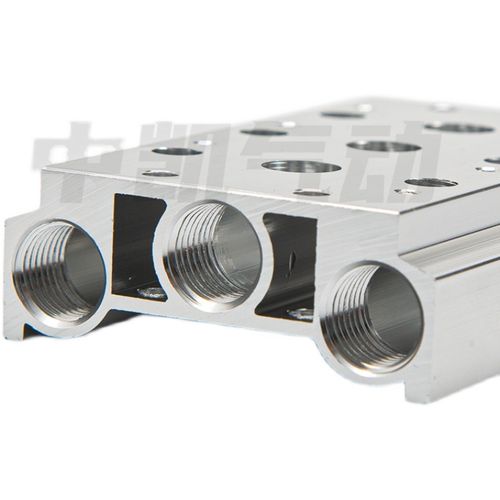 电磁阀底座连接汇流板4V410-15联板400M系列1F2F3F4F5F6F7F-15F位