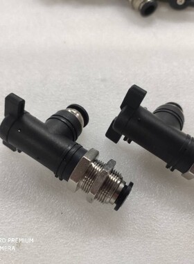 L型隔板手阀BLM04/06/08/10/12开关球阀/手阀开关隔板式气管接头