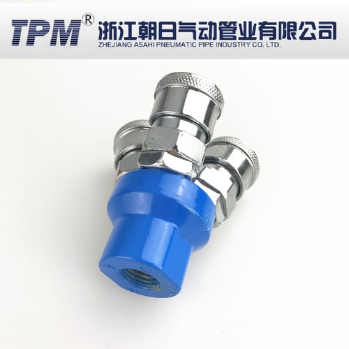 SMY三叉/气管接头/空气分配器 接口1/4 多管路气排3插C型快插