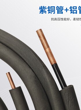 半成品空调连接管铝管专用410铝管管子延长管配件大全吕管1P2P3P