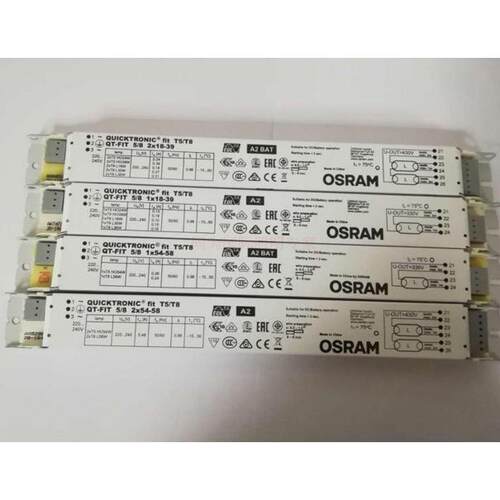 欧司朗标准型QT-FIT T5 T8 通用一拖一一托二1*54-58W电子安定器
