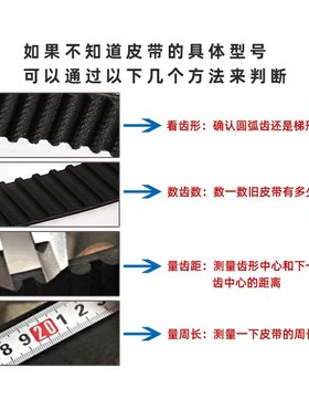 STD3M橡胶同步带 S3M1290 S3M1422 S3M1500 齿距3MM 环形皮带