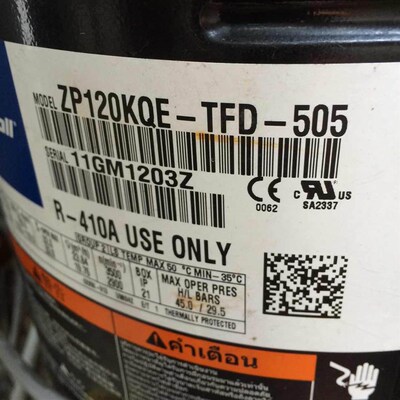 中央空调制冷压缩机ZP103KQE ZP120KQE ZP137KQE-TFD-405 505 522