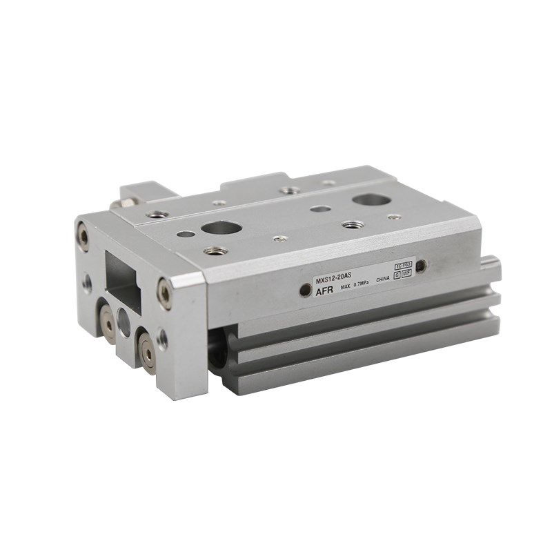 气动带磁精密导轨滑台气缸HLS6L 8L12L 16L 20L 25L-10 20 30 50A