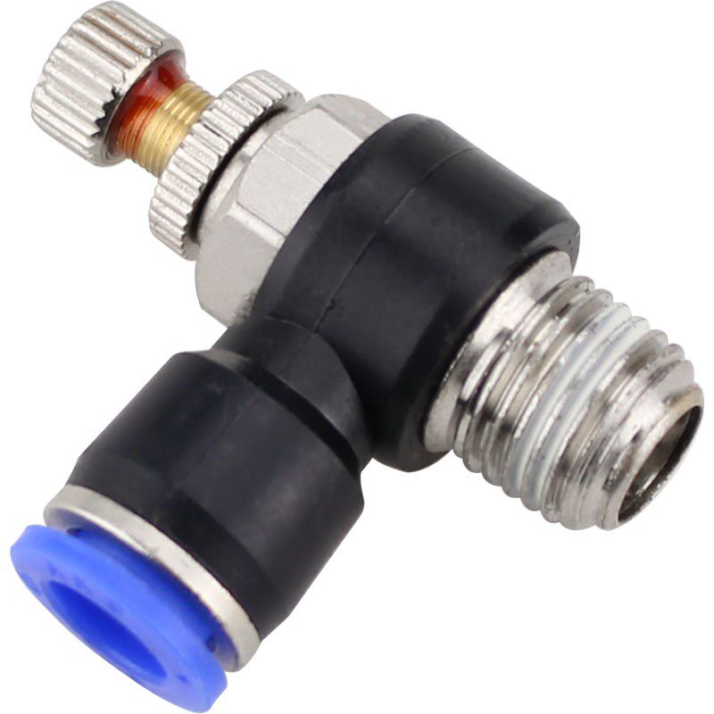 气动调节阀空压机软管节流阀气缸调速开关气管接头快速接头SL8-02