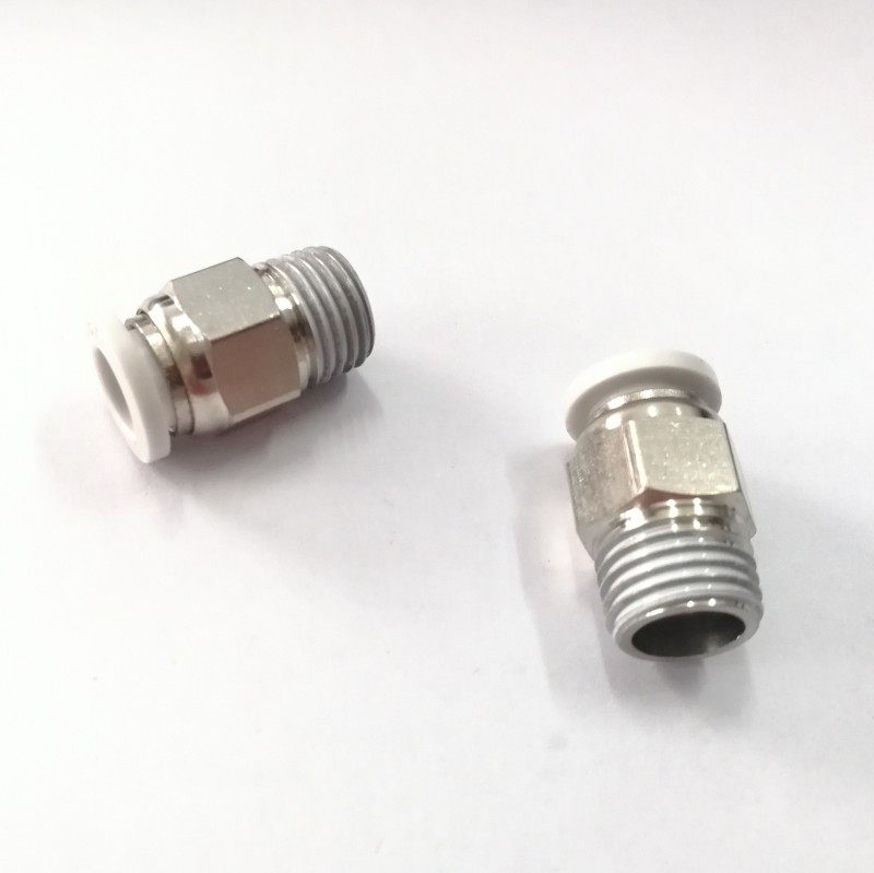MPC气动快速接头 气管快插螺纹直通PC8-02 PC6-01 PC4-M5 PC10-03
