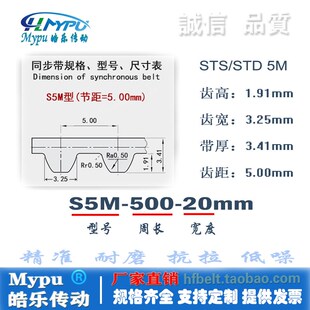 445 STS420 435 同步带 450 465 425 460 S5M STD 430 455 440