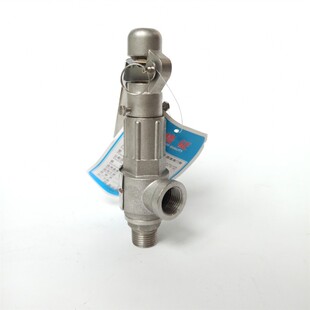 16P空压机蒸汽储气罐锅炉泄压 A27W 304不锈钢安全阀微启式 弹簧式