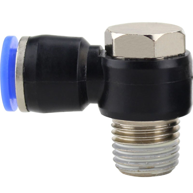 气管快插外六角白色PH8-02 6-01气动弯头10-03 M5 12-04快速接头