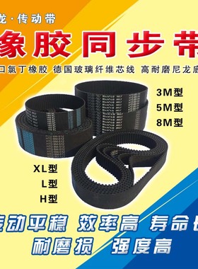 橡胶同步带HTD5M410 5M415 5M420 5M425 5M430 5M435 440齿形皮带