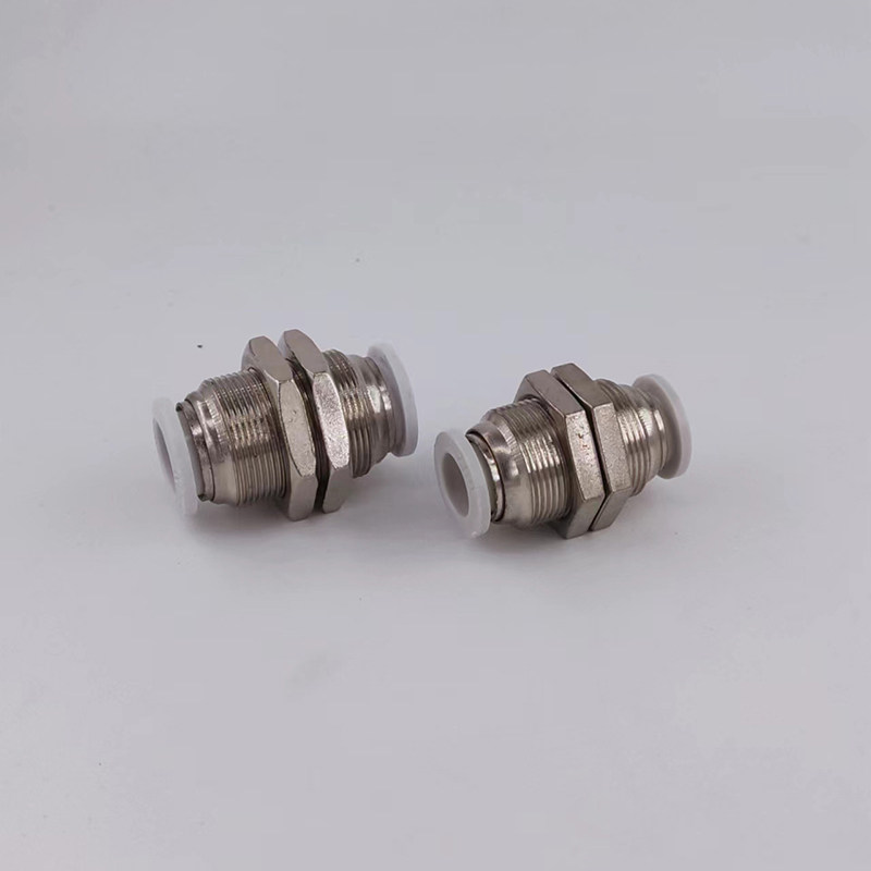 气动气管快速接头APM/PM4/PM6/PM8/PM10快插隔板穿板直通