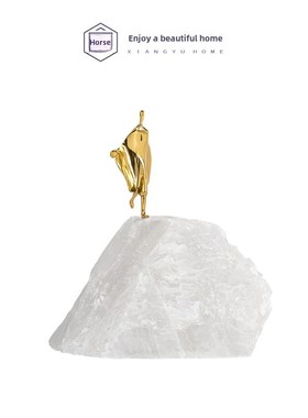 新中式软装摆件家居现代简约桌面门厅O古架样板房书房陈设