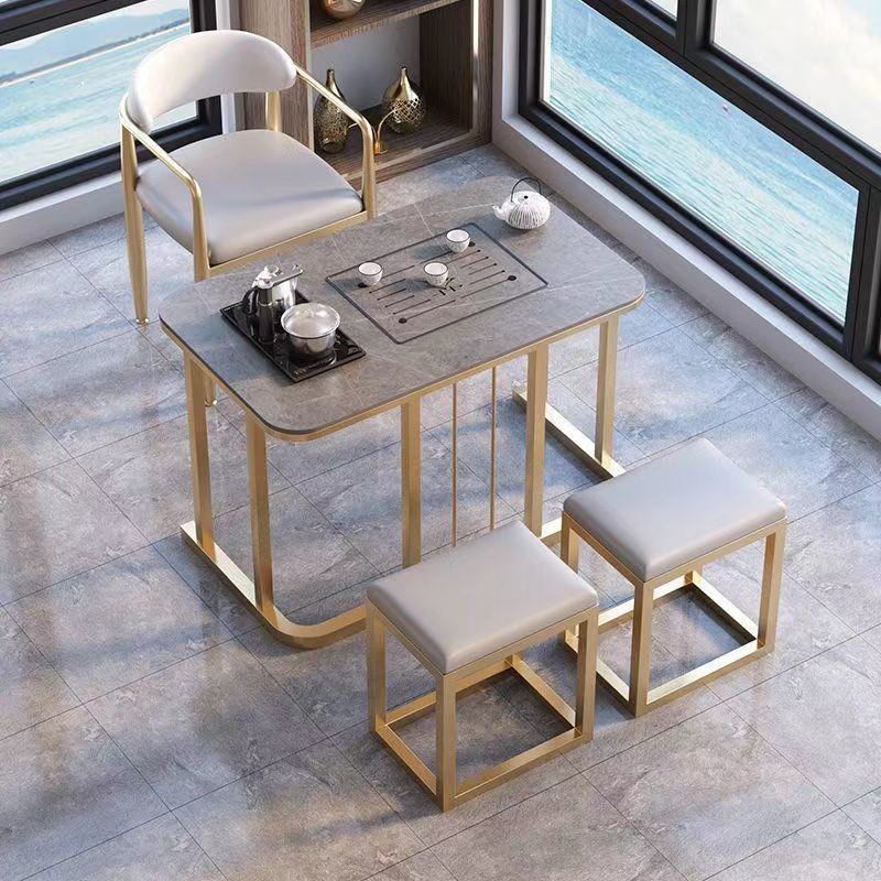 茶台茶桌家用椅组合岩板功夫泡小D茶几家庭茶桌椅茶具阳台一整套