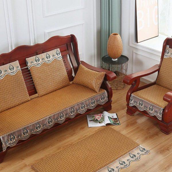 夏季实木沙发垫冰藤凉席红木坐垫夏天藤草防滑加厚藤席联邦椅座垫,居家布艺,沙发垫,淘宝优惠券,粉丝福利购,淘宝优惠卷