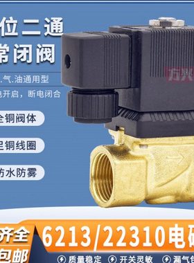 气动电磁阀6213-02/03/04/06/08水阀气阀油阀2231015/20/25开关阀