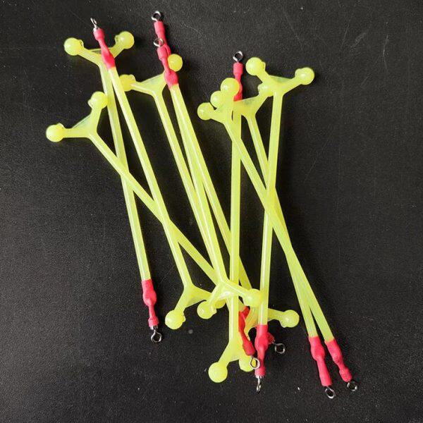 夜光塑料渔具天平白果子钓组串钩垂钓配件海船钓鱼钩分钩转环支架