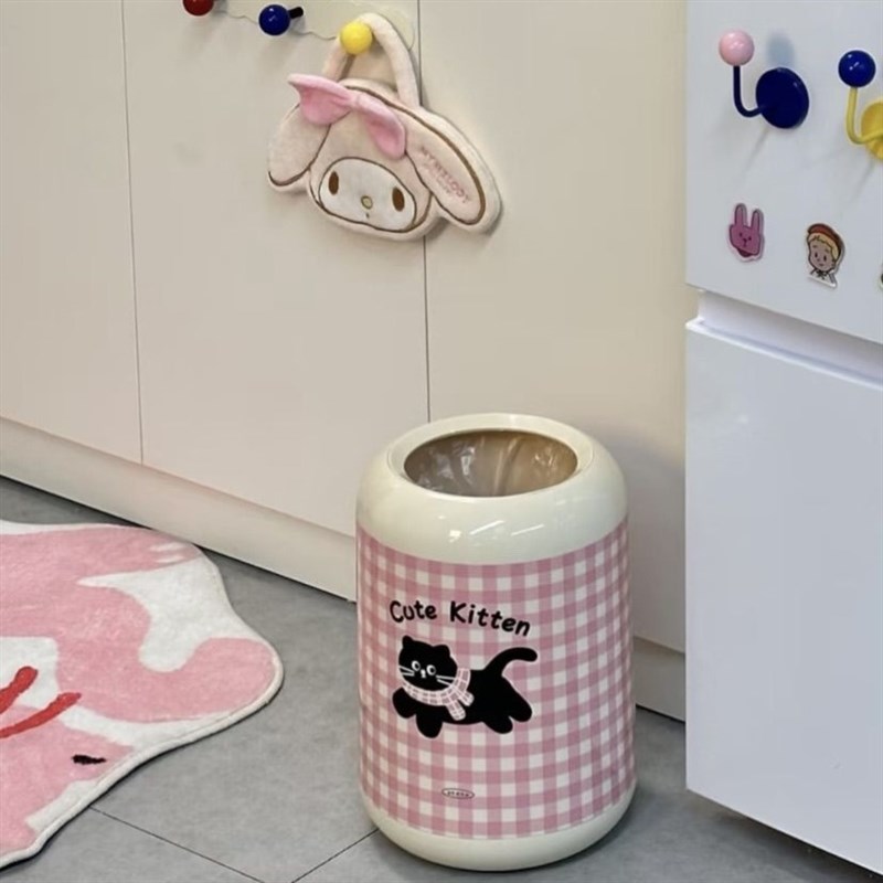 多巴胺垃圾桶家用2025新款高级感大容量客厅厕所创意X双层无盖可