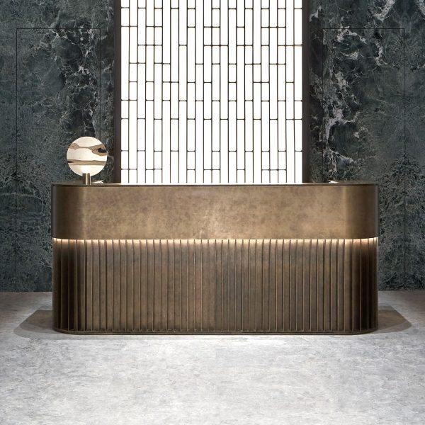 304不锈钢镜面立体几何拼接简约轻奢多面体KTV工作台酒店办公吧台,住宅家具,吧台,淘宝优惠券,粉丝福利购,淘宝优惠卷