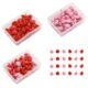 100枚 盒心形彩色图钉工字钉毛毡照片墙软木钉创意可爱留言板按钉