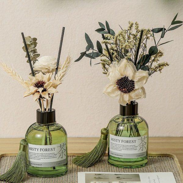 无火香薰干花摆件家用室内卧室持久留香茉莉白茶桂花高级香氛精油,家居饰品,香薰摆件,淘宝优惠券,粉丝福利购,淘宝优惠卷