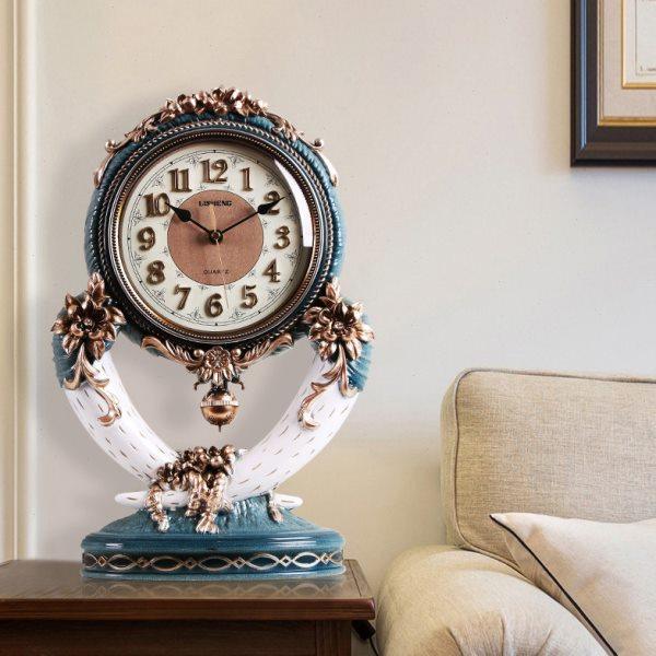 摆台式石英钟表座钟大象欧式玄关斗柜电视柜摆件时钟客厅静音台钟,家居饰品,座钟,淘宝优惠券,粉丝福利购,淘宝优惠卷