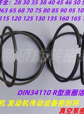R型涨圈 活塞环 罗茨风机 密封环 DIN34110 真空泵密封环46 52 65