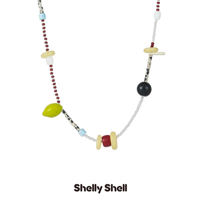 Shelly Shell童心项链 简约百搭小众彩色