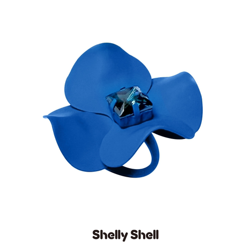 Shelly Shell蓝调戒指 时尚轻奢