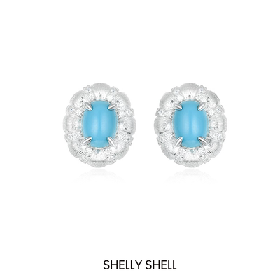 Shelly Shell蓝玲项链/耳钉 简约百搭精致小众时尚
