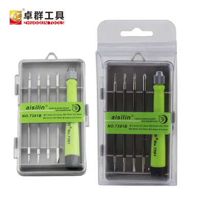 5合一多功能套装精密手机钟表拆机维修螺丝批组合工具7391B