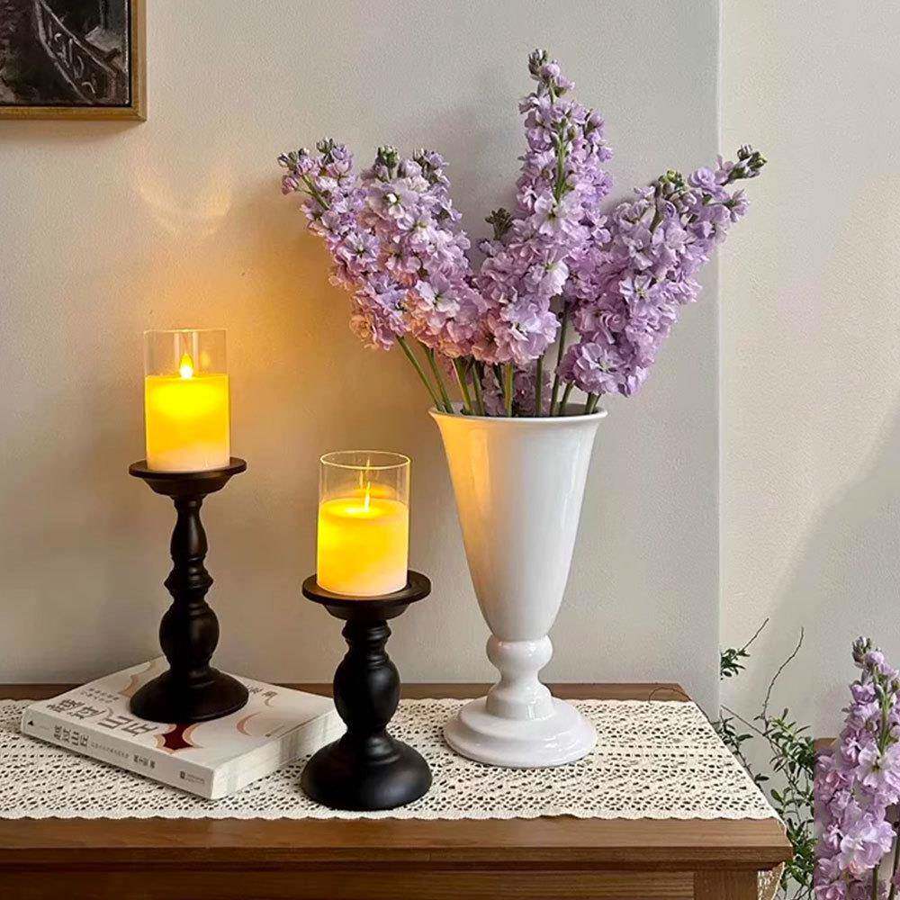 陶花瓶瓷奢插花高级复古风高感新中式中轻古迷风客厅玄关你小花瓶