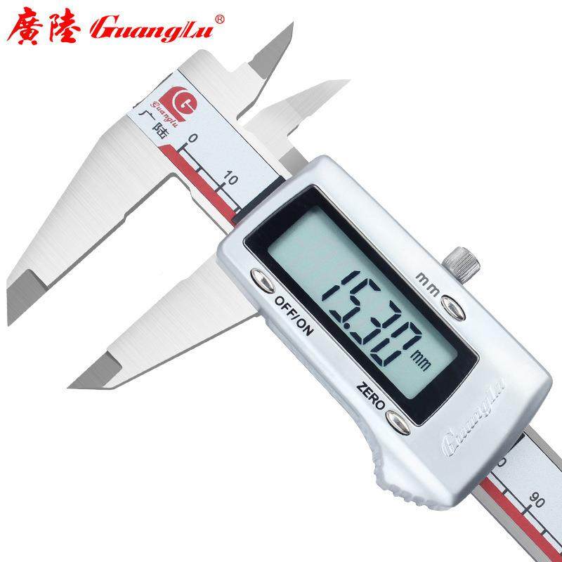 无品牌/包邮陆卡尺0-150-200-00尺mm电广子数显卡尺不锈钢游标卡