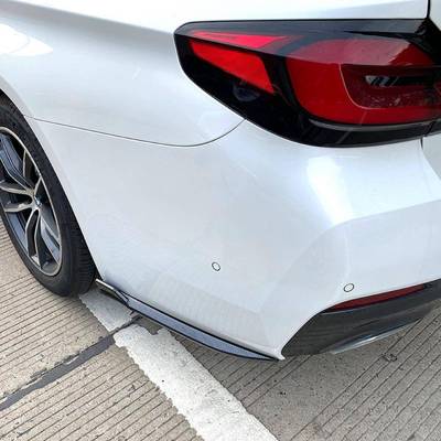 适宝马5系bmw用g305i2561507530i540i17-23款后包角车贴改装配件